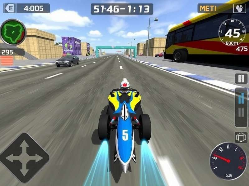 Helix Pro Racer Game Screenshot